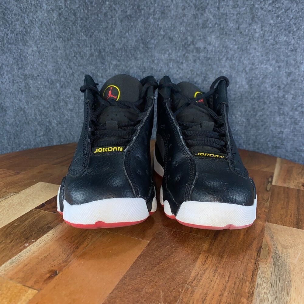 Jordan 13 Retro Playoffs Youth 10.5C Shoes Black Red Athletic Sneakers - Picture 3 of 10